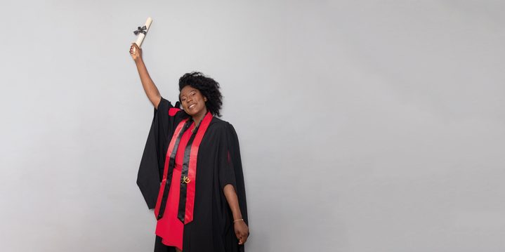 Ludy successfully graduating from Birmingham