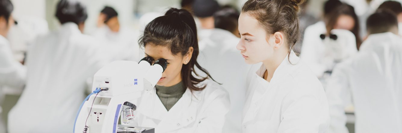 Students in sciences class at the University of Essex