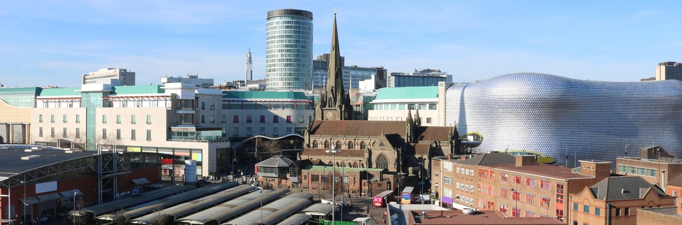 Birmingham's Skyline with the Bullring