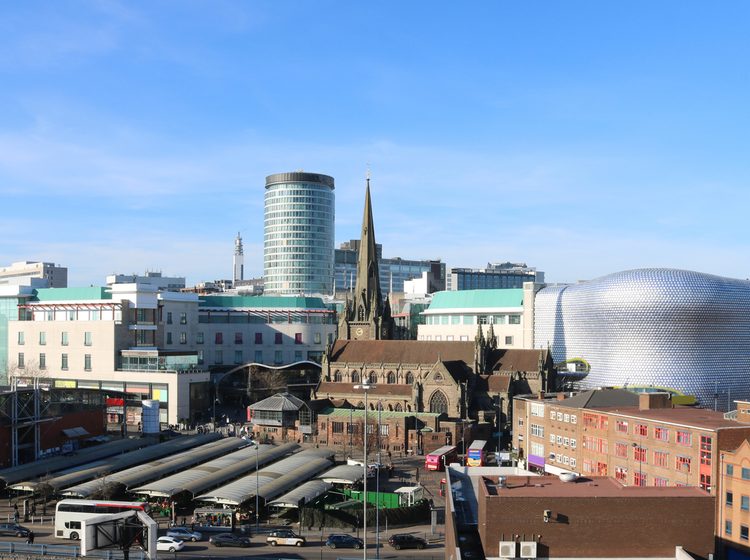 Birmingham's Skyline with the Bullring