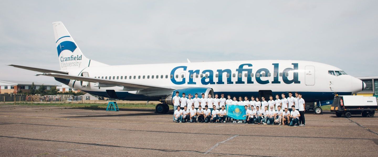 A plane belonging to Cranfield University