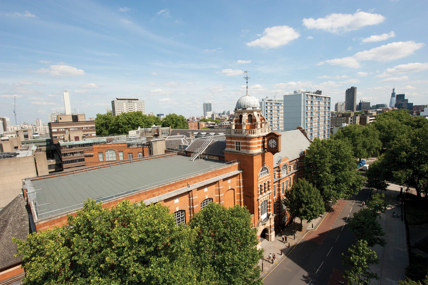Aerial view of university of London