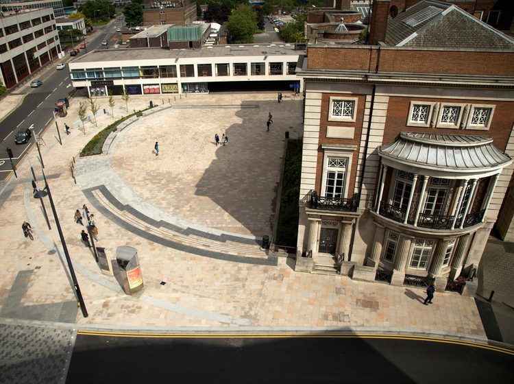 The University of Liverpool campus in the daytime