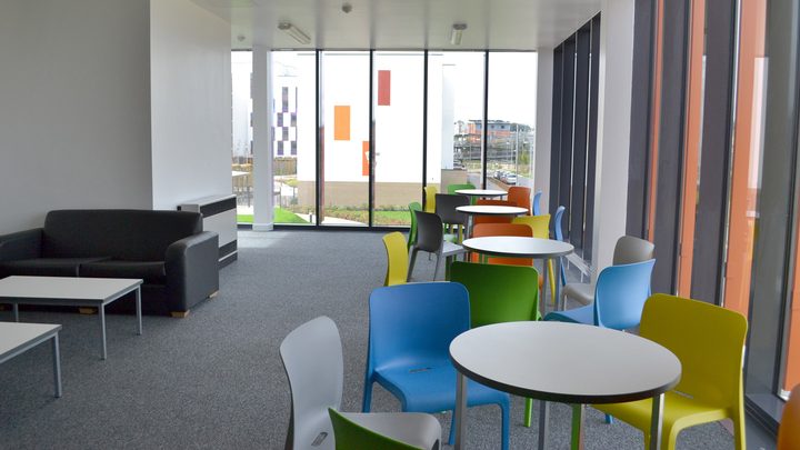 Social space at the meadows in Essex
