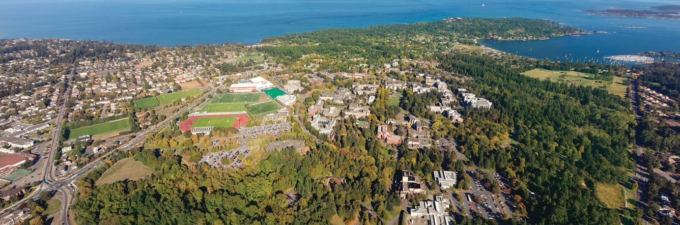 Aerial view of Oak Bay