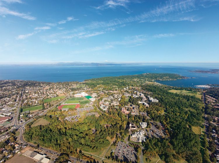 Aerial view of Oak Bay