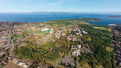 Aerial view of Oak Bay