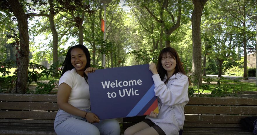 outdoor welcome to uvic highlights