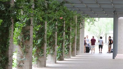 ASU students on campus
