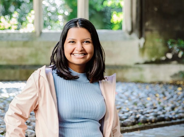 Bournemouth University student Mirsa from Panama smiling