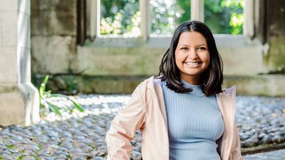 Bournemouth University student Mirsa from Panama smiling