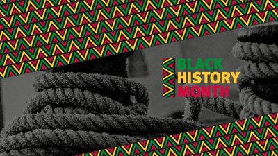 Black History Month banner