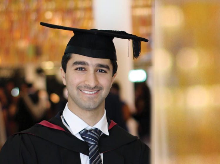 Fahad on graduation