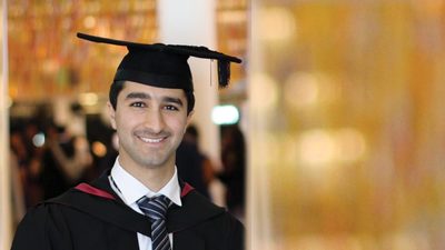 Fahad on graduation