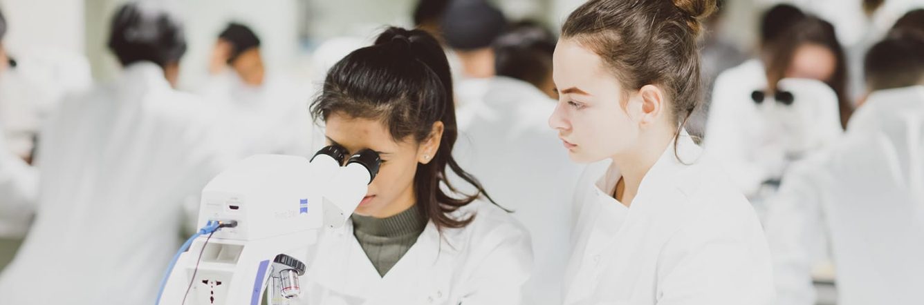 students in laboratory