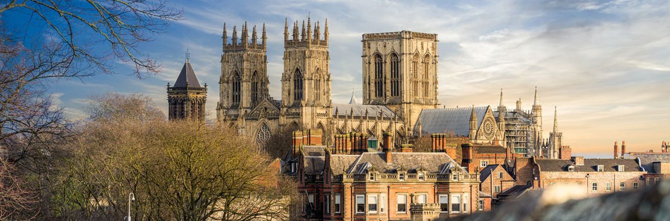York Minster Cathedral located in Yorkshire, England, United Kingdom