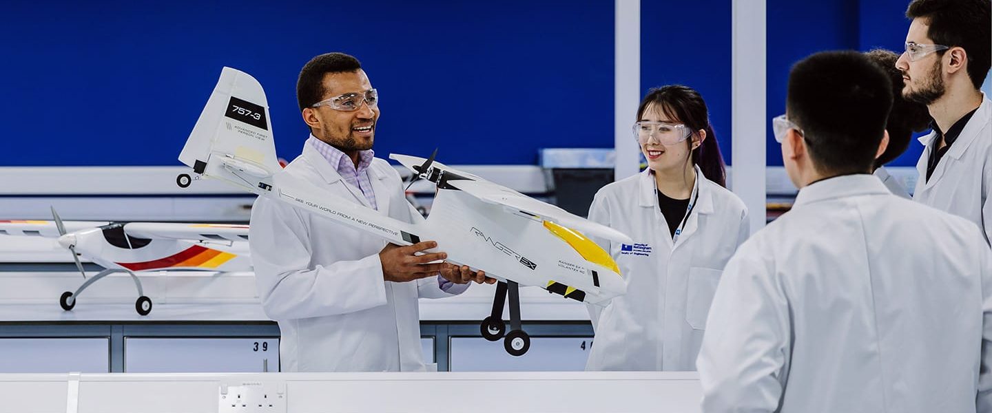 Group of people in a laboratory