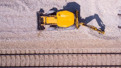 Rail tracks maintenance process