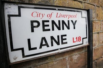 Penny Lane road, Liverpool, United Kingdom