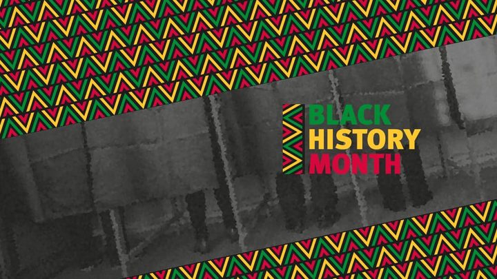 Black History Month banner