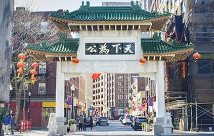 Chinatown in Boston