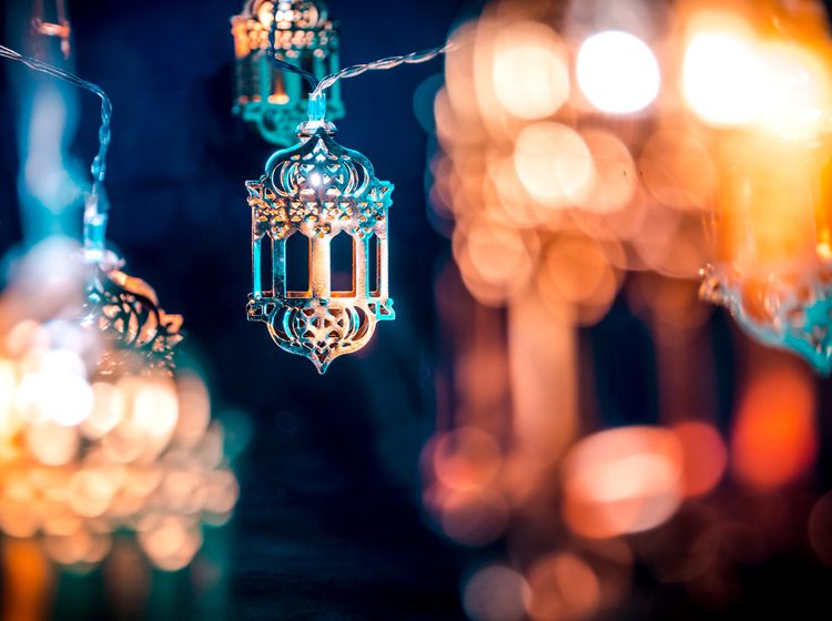 Close up of Ramadan and Eid decoration