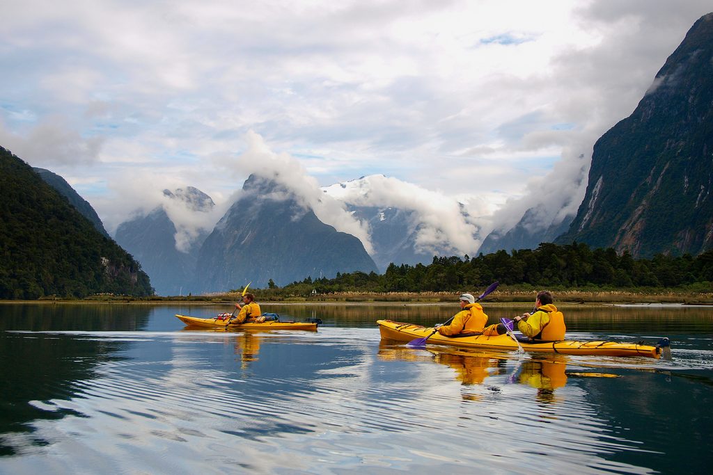 Kayaking adventure New Zealand