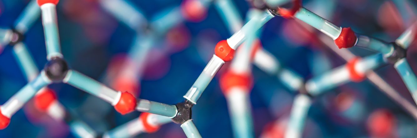 Visual representation of a molecular structure