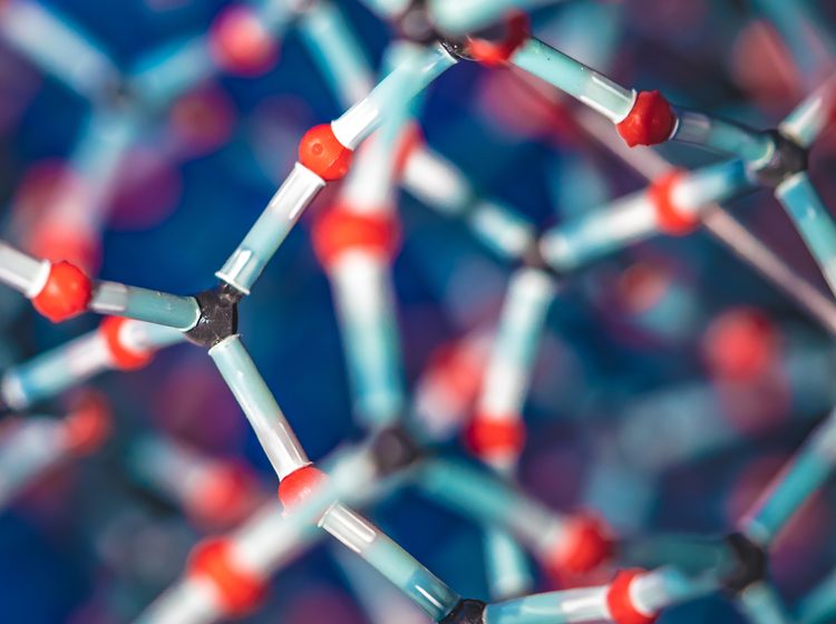 Visual representation of a molecular structure