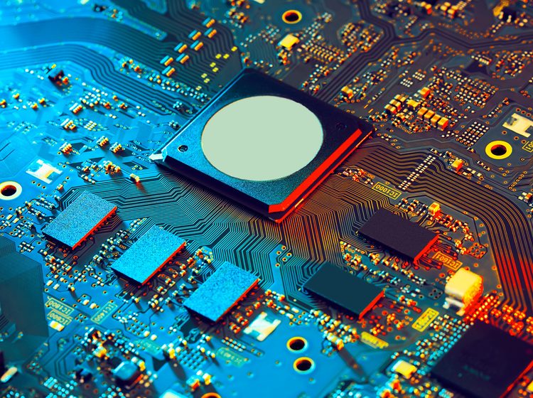 Electric Circuit close up