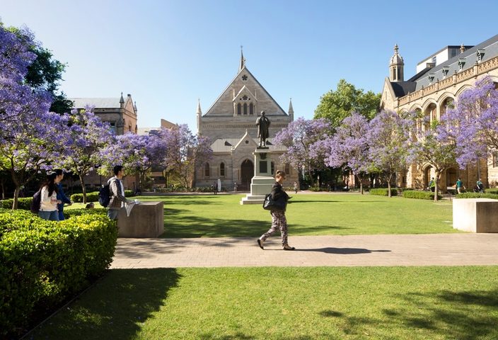 The University of Adelaide's Elder Hall on the North Terrace campus