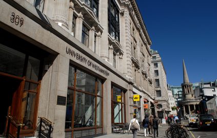 University of Westminster campus in London