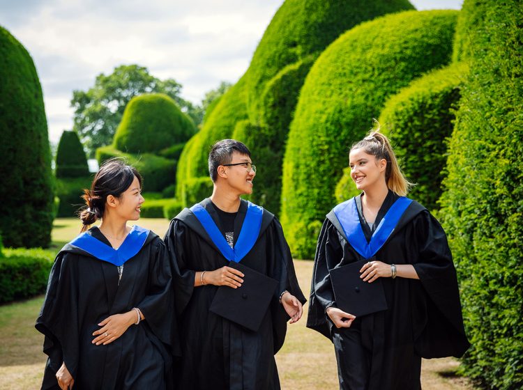University of York students in their graduation robes