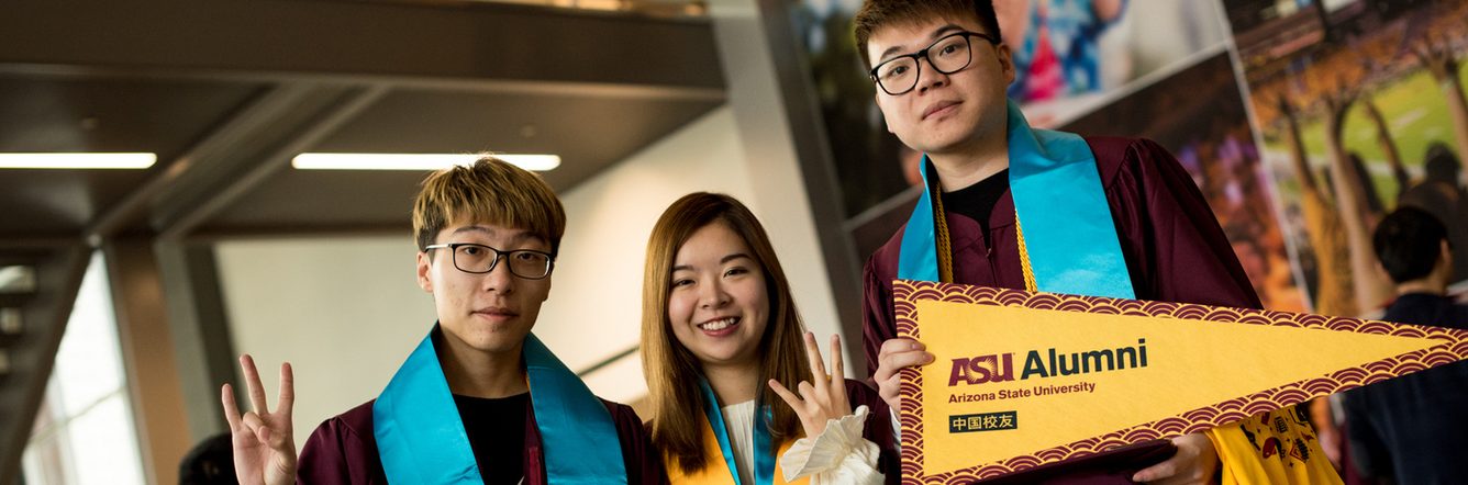 ASU's international students at graduation ceremony