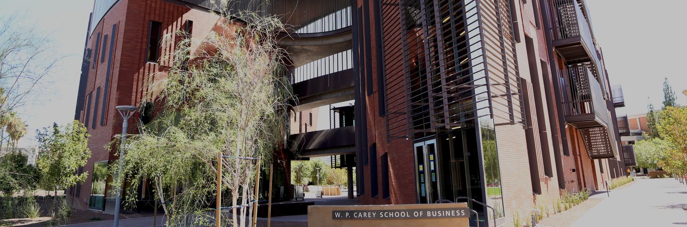 ASU's W. P. Carey School of Business building