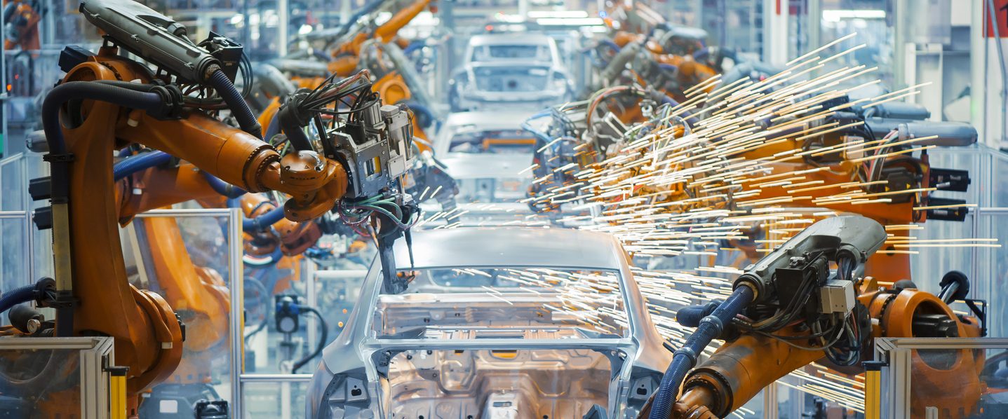 Machinery in automobile production