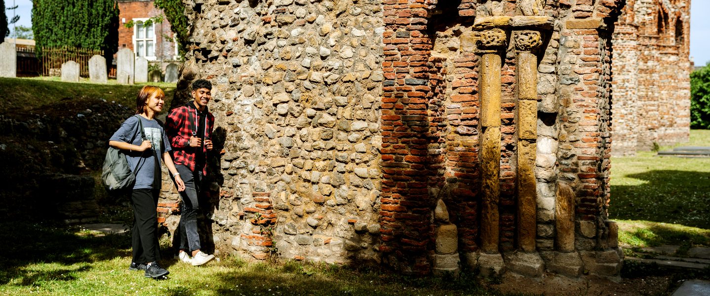 University of Essex students at St. Botoloph's Priory