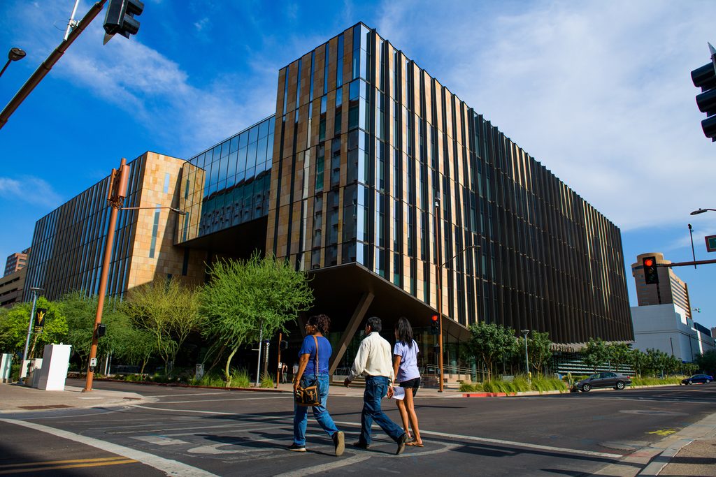 Building at ASU downtown Phoenix campus