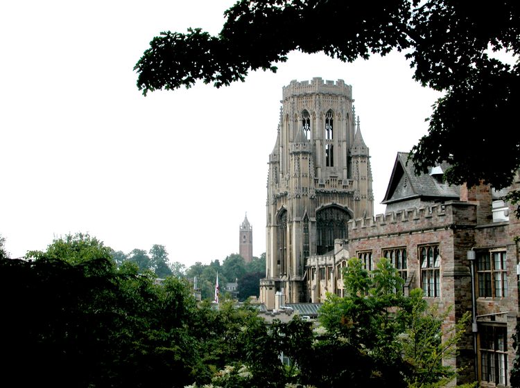 Wills memorial building at the University of Bristol