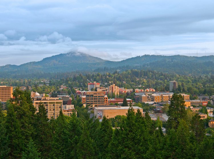 A view of Eugene