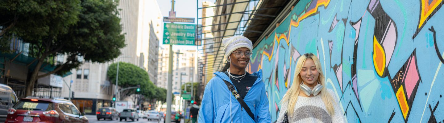 ASU FIDM students in the streets of Los Angeles