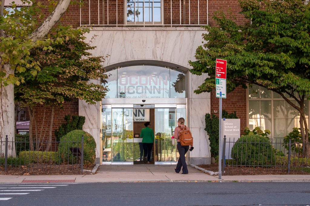 Entrance of the School of Social Work