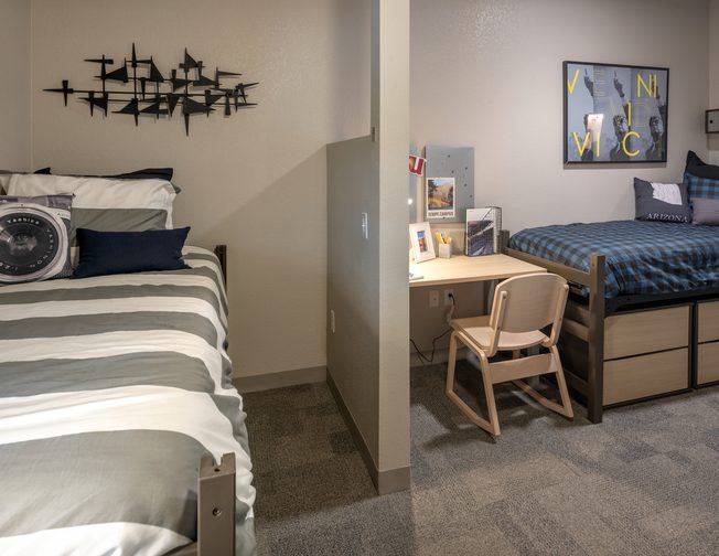 ASU Tempe campus accommodation bedroom