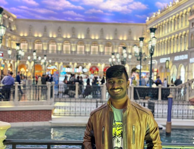 Sai from UConn smiling