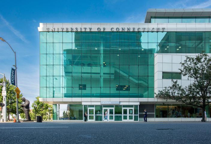 UConn Stamford campus building